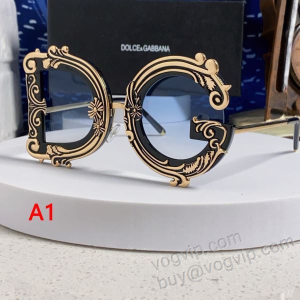 愛らしさ抜群！ ドルチェ＆ガッバーナ Dolce&Gabbana偽物ブランド YJDG019 メガネ サングラス 6色可選 2026品質保証高品質