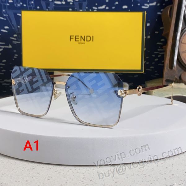 2026超人気新品 フェンディ FENDIコピーブランド YJFEN018 人気ブランド メガネ サングラス 5色可選