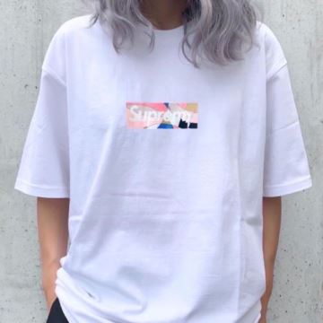 最安値 SUPREMEコピー Supreme 21SS Emilio Pucci Box Logo Tee 2色可選 半袖Tシャツ シュプリーム コピー 2022 