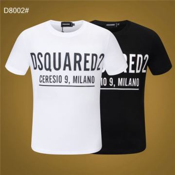 ディースクエアード DSQUARED2 2色可選 ラックスした雰囲気 ディースクエアードコピー ブランド 2022春夏 SALE!今季 半袖Tシャツ