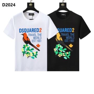 個性的なデザイン 半袖Tシャツ 2022 使い勝手抜群 ディースクエアードコピー  2色可選  DSQUARED2コピー  