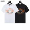 海外セレブ定番愛用 2022 2色可選 DSQUARED2コピー 半袖Tシャツ 着心地満点 ディースクエアードコピー   