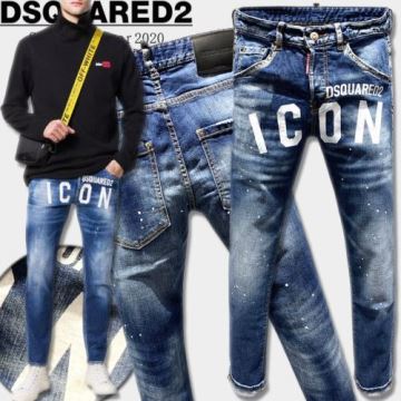 くるぶし丈パンツ ディースクエアードコピー ジーンズ DSQUARED2コピー お洒落に魅せる
