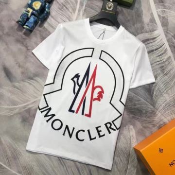 2色可選 完成度の高い逸品 モンクレール MONCLER 半袖Tシャツモンクレールコピー ラックスした雰囲気 2022 プリント