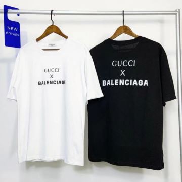 高級感を備えている 2色可選 半袖Tシャツ 限量販売  BALENCIAGAコピー バレンシアガコピー 2022