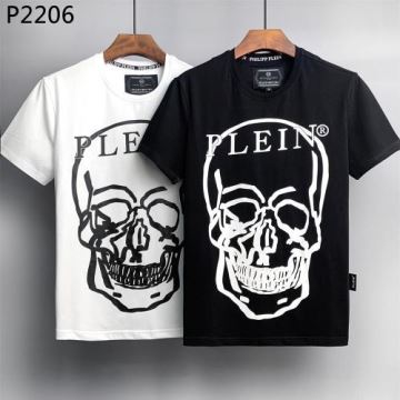 2年以上連続１位獲得 フィリッププレイン PHILIPP PLEIN 2022春夏 半袖Tシャツ PHILIPP PLEINコピー 2色可選