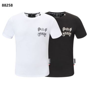 半袖Tシャツ PHILIPP PLEINブランドスーパーコピー 2色可選 優しい色合い フィリッププレイン PHILIPP PLEIN 2022春夏