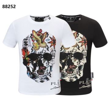 希少 フィリッププレインブランドコピー 2色可選 フィリッププレイン PHILIPP PLEIN 2022春夏 半袖Tシャツ