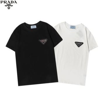 PRADAコピー 2022 完売品 半袖Tシャツ プラダコピー  大人気☆NEW! 2色可選 