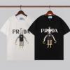 頑丈な素材 2022 半袖Tシャツ  プラダコピー 2色可選 超レア PRADAコピー  