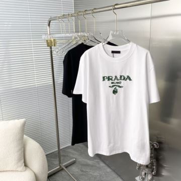 自然な肌触り 2色可選 PRADAコピー 2022 半袖Tシャツ プラダコピー 快適  