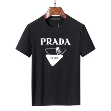 超人気美品◆ 半袖Tシャツ 2022  PRADAコピー 3色可選 プラダコピー 流行に関係なく長年愛用できる    