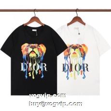 可愛く上品な雰囲気 2022秋冬 ディオール DIOR 半袖Tシャツ 2色可選 DIORブランドスーパーコピー