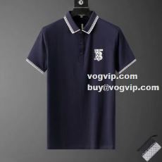 高級感溢れるデザイン 2022 バーバリー BURBERRY デザイン性の高い 半袖ポロシャツ 4色可選 BURBERRYブランドコピー