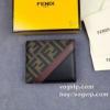 サイズ豊富 ブランド コピー 2022秋冬 フェンディ FENDI 二つ折り財布 メンズ財布 大容量