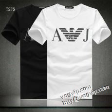 人気雑誌掲載 アルマーニ ARMANIブランド コピー 2023 着回し度抜群 半袖Tシャツ 2色可選