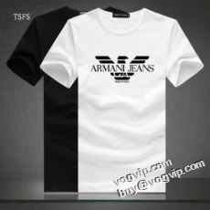 存在感のある アルマーニ ARMANIコピー ブランド カッコいい印象を付ける 2023 半袖Tシャツ 2色可選