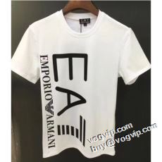 2023 半袖Tシャツ 大人のセンスを感じさせる アルマーニ ARMANI偽物ブランド 2色可選 体の運動機能を助け