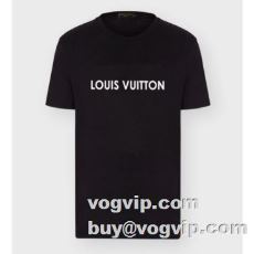 SALE開催  2023 ルイ ヴィトン LOUIS VUITTON 自分らしいスタイリング 半袖Tシャツ 3色可選 LOUIS VUITTONコピー ブランド