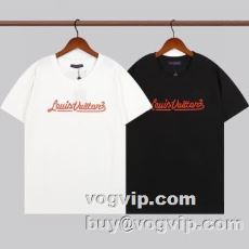 2023 新作入荷定番人気 ルイ ヴィトンスーパーコピー LOUIS VUITTON 半袖Tシャツ 肌に密着 2色可選