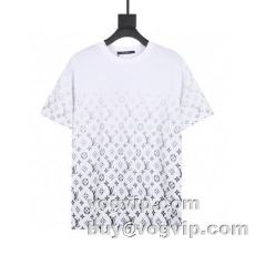 2023 プレゼントに ルイ ヴィトン LOUIS VUITTON 半袖Tシャツ 優しいフィット感 2色可選 ルイ ヴィトンスーパーコピー 激安