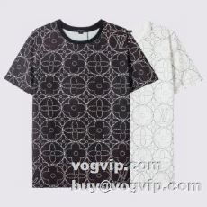 2023 海外販売 ルイ ヴィトン ブランドスーパーコピー 肌に馴染みやすい LOUIS VUITTON 半袖Tシャツ 2色可選