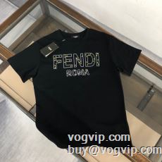 2023年春夏新作 FENDIブランドスーパーコピー 半袖Tシャツ2色可選 フェンディコピー超激得100%新品