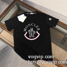 高評価 MONCLERブランドコピー半袖Tシャツ人気定番2023 モンクレール偽物ブランド人気セールセール 2色可選