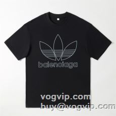 半袖Tシャツ 争奪戦必至 2023春夏 バレンシアガ BALENCIAGAブランド 偽物 通販 2色可選 バリエーションに富む