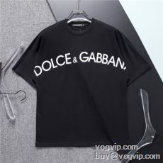 今一番HOTな新品 2024春夏 ドルチェ＆ガッバーナ Dolce&Gabbanaスーパーコピー 激安 半袖Tシャツ 有名人の愛用品