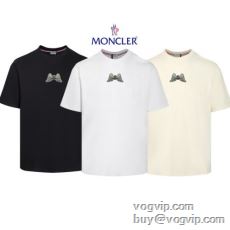2024年春夏 大人の個性を モンクレール MONCLERコピー ブランド 半袖Tシャツ 3色可選 収縮性のある