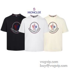 ランキング商品 MONCLERブランドスーパーコピー 2024春夏季超人気 モンクレール 半袖Tシャツ 3色可選