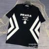 お洒落に魅せる 半袖Tシャツスーパーコピー 2024お得新品 プラダ PRADA 2色可選 ロゴをカッチリさせることで