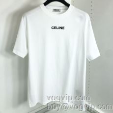 豊富なサイズ セリーヌ CELINEブランド 偽物 通販 2024年モデル入荷 半袖Tシャツ 自然な肌触り