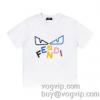フェンディ偽物ブランド 2024 半袖Tシャツ 2色可選 Tシャツ メンズ 半袖 半袖Tシャツ おしゃれ 春 夏