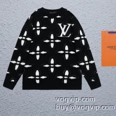 ルイ ヴィトン LOUIS VUITTON 2024最安値お得 ニット 身体を保温できる セーター 4色可選 スーパーコピー 大人の個性を