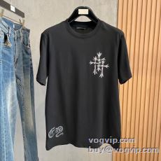 今一番HOTな新品 クロムハーツ スーパーコピー 激安 半袖Tシャツ 2色可選 2025春夏季超人気