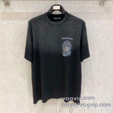 芸能人に愛用者続出 クロムハーツ ブランドコピー 半袖Tシャツ 2色可選 2025最新入荷
