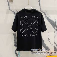 オフホワイト ブランドコピー 2025 半袖Tシャツ 4色可選 希少価値大！