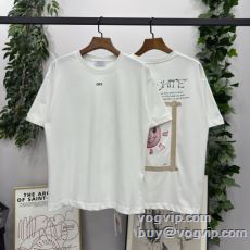 オフホワイト 2025お買い得得価 半袖Tシャツ OFF-WHITE スーパーコピー 激安 上品な輝きを放つ形