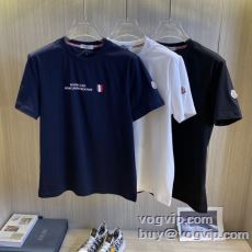 半袖Tシャツ 高級感ある モンクレール 偽物ブランド 2025最新入荷 3色可選
