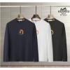 エルメス ブランド 偽物 通販 2026秋冬季新作 CTSHE005 長袖Tシャツ 3色可選 抜群の雰囲気が作れる!