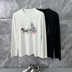 大人気☆NEW!! 長袖Tシャツ 2色可選 エルメス ブラン...
