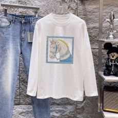 エルメス HERMES 2026お買い得高品質 CTSHE029 長袖Tシャツ 2色可選 最大級ブランドコピー通販優良店
