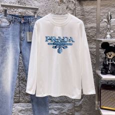 超目玉 プラダ ブランドコピー CTSPR027 長袖Tシャツ 2色可選 2026高級品 通販