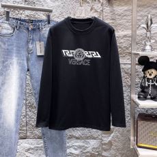 【人気ブログ掲載】 ヴェルサーチ コピー CTSVS015 長袖Tシャツ 2色可選 2026お買い得本物保証