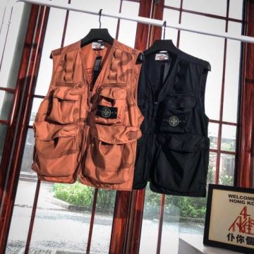 高級感ある 2022 Supreme Stone Island Camo Cargo Vest 2色可選 シュプリーム コピー SUPREMEコピー 