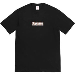 2022 愛らしさ抜群 2色可選 Supreme 22SS Burberry Box Logo Tee BBR シュプリーム コピー！ SUPREMEコピー 半袖Tシャツ