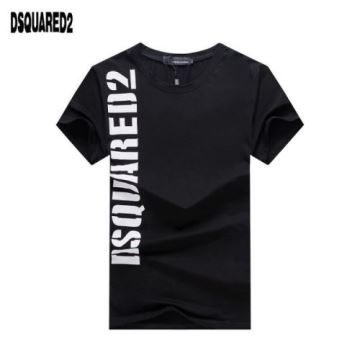 最旬アイテム 春夏 半袖Tシャツ 2色可選 快適な着心地 ブランドコピー ディースクエアード DSQUARED2