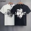 DSQUARED2コピー 半袖Tシャツ 2022 個性派 2色可選 肌に馴染みやすい ディースクエアードコピー 